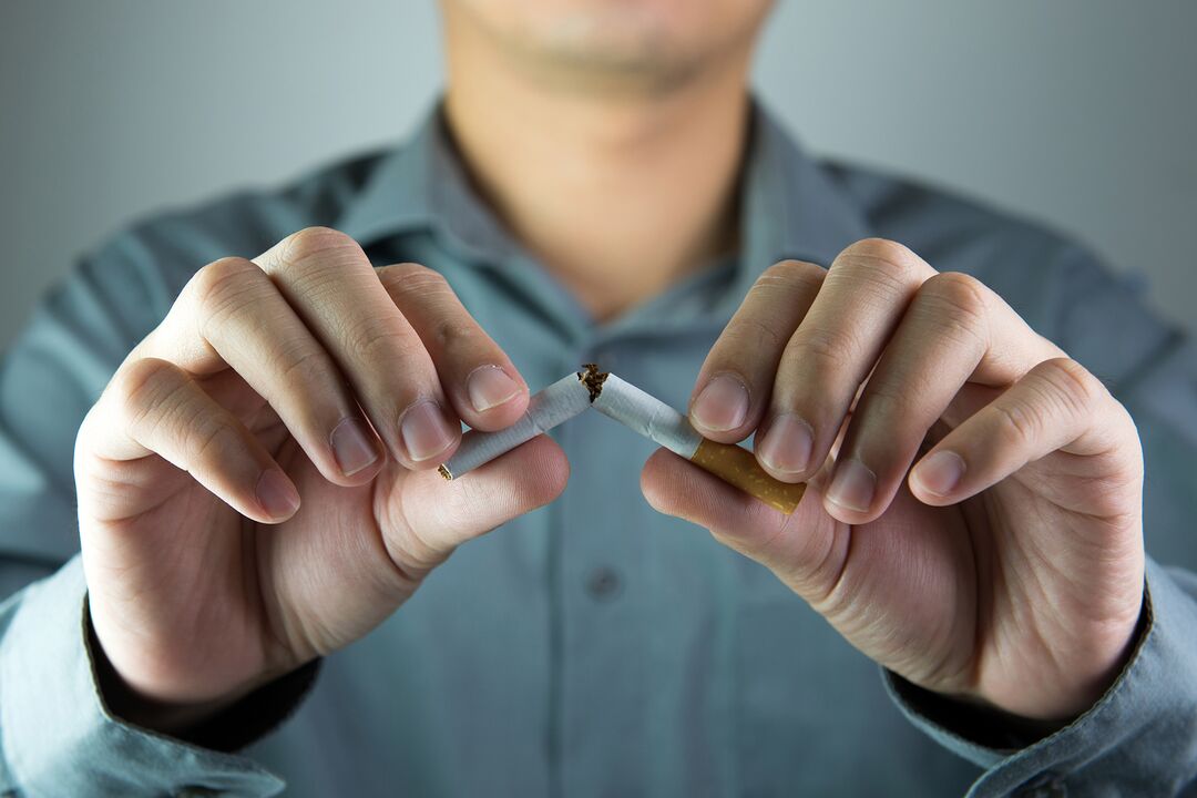odvykanie od fajčenia a zmeny v mužskom tele